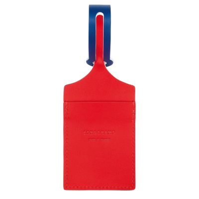 LGP Travel Luggage tag , Red - Leather