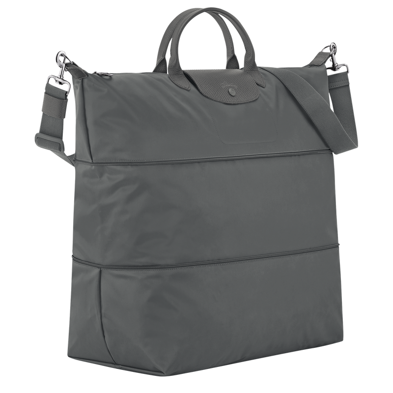 Le Pliage One S Travel bag expandable , Anthracite - Canvas  - View 2 of  7