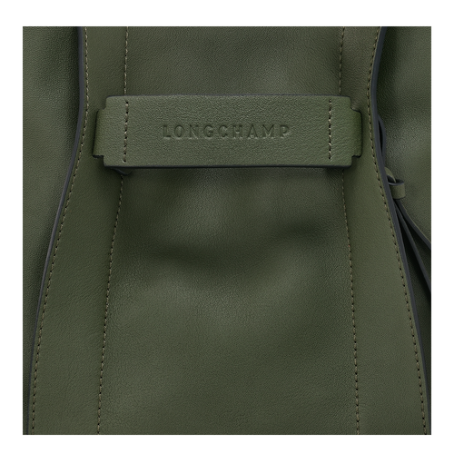 Longchamp 3D S Crossbody bag , Khaki - Leather - View 6 of  6