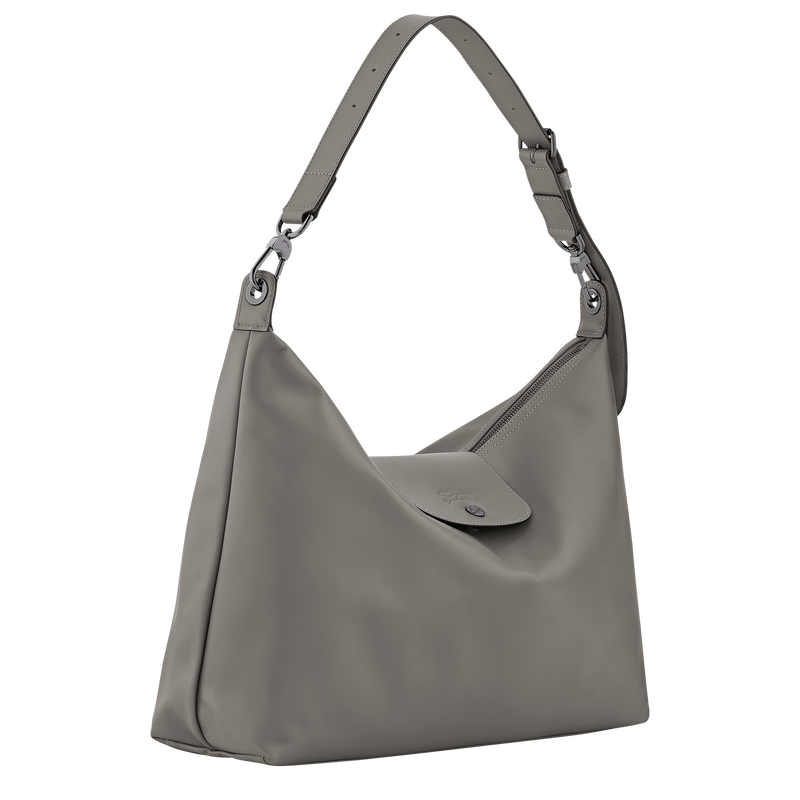 Le Pliage Xtra XL Hobo bag , Turtledove - Leather  - View 3 of  7