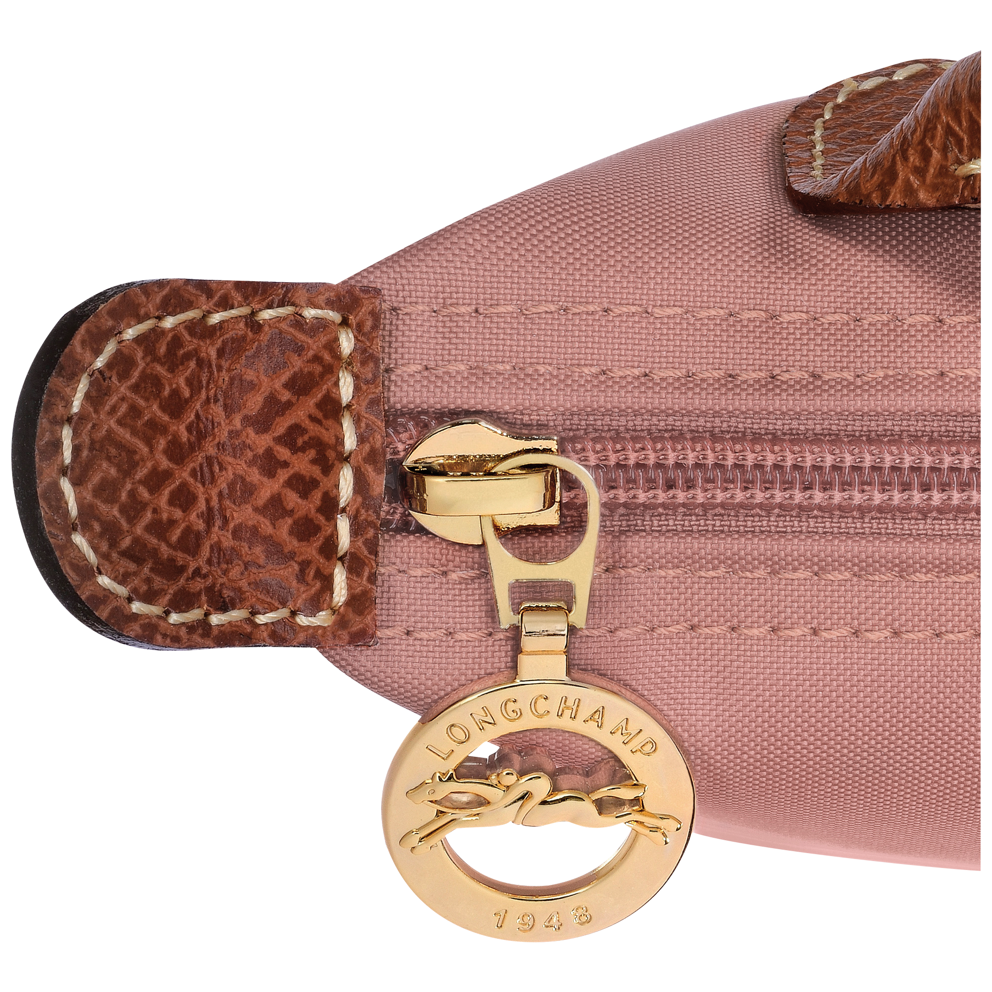 Pouch with handle, Pink Tea - View 6 of
6 - zoom in Le Pliage Original Pouch with handle, Pink Tea