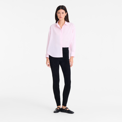 Trousers , Black - Leather