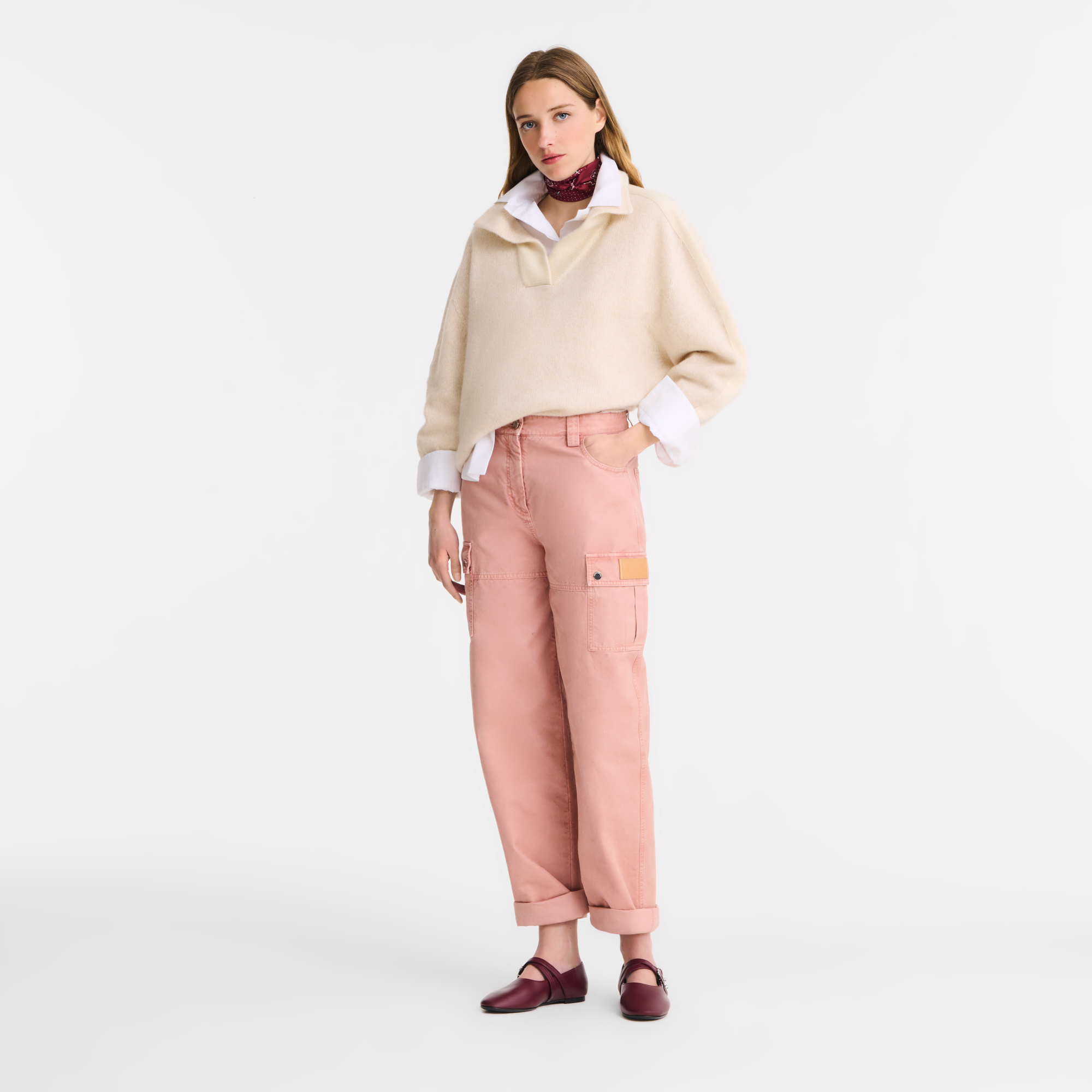 Trousers, Pink Tea - View 2 of
5 - zoom in null Trousers, Pink Tea