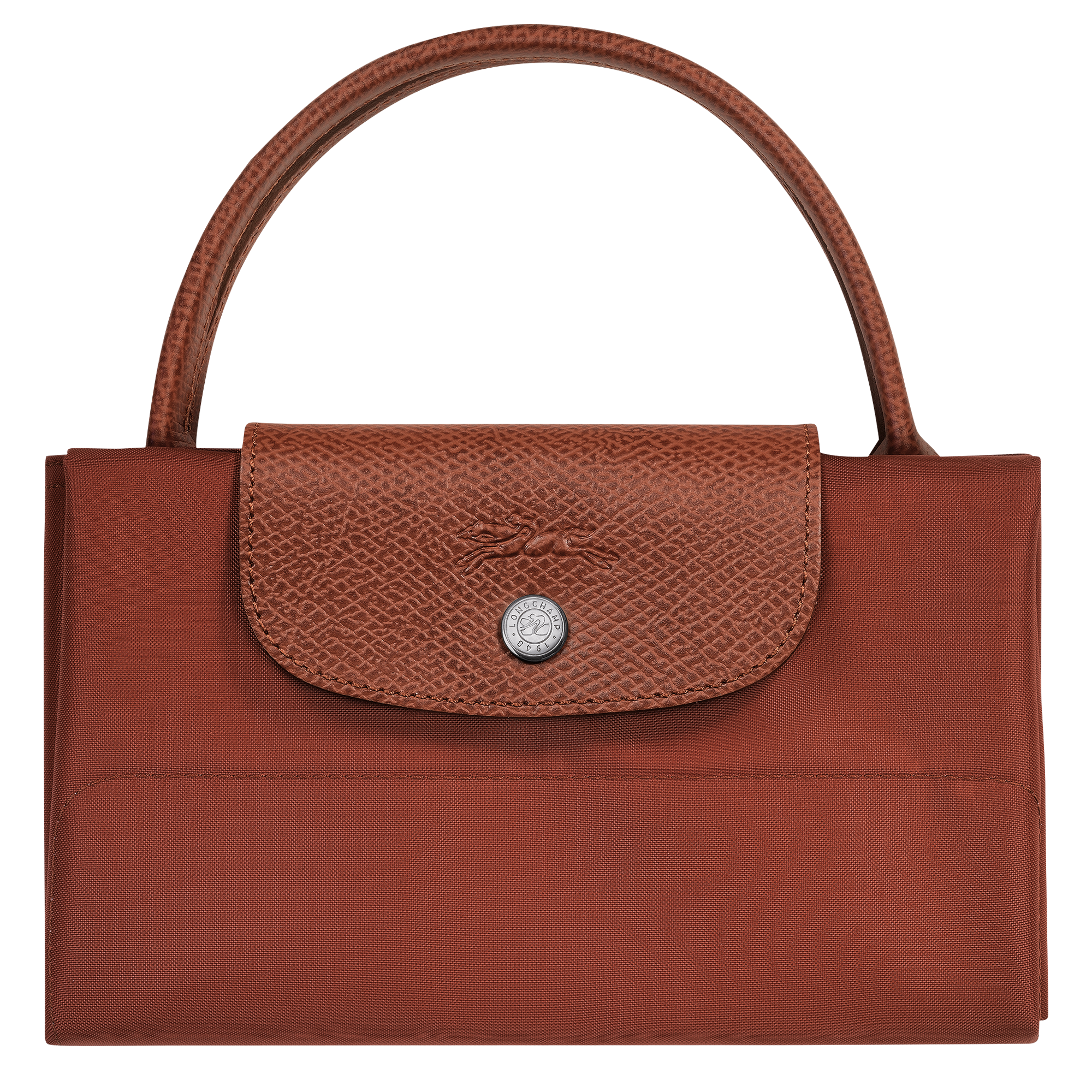 Tote bag M, Chestnut - View 7 of 
        7 - zoom in Le Pliage Green Tote bag M, Chestnut
