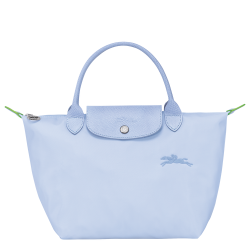 Le Pliage Green S Handbag Sky Blue Recycled canvas Longchamp TH