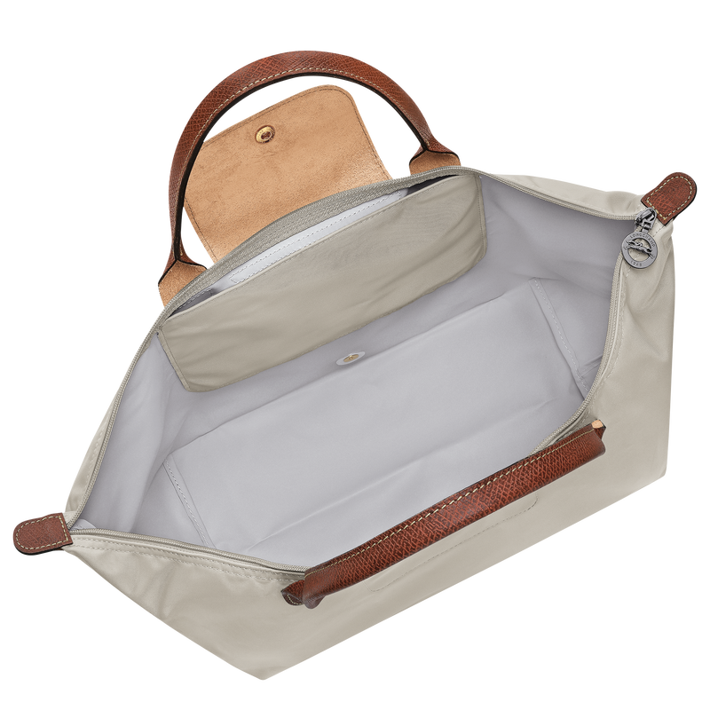 Le Pliage Original L Handbag , Pebble - Canvas  - View 4 of  6