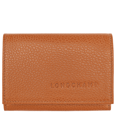 Le Foulonn&eacute; Compact wallet , Amber - Leather