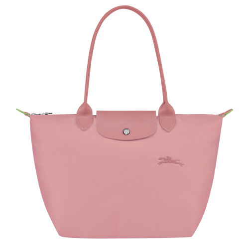Le Pliage Green M Tote bag , Petal Pink - Recycled canvas - View 1 of  5