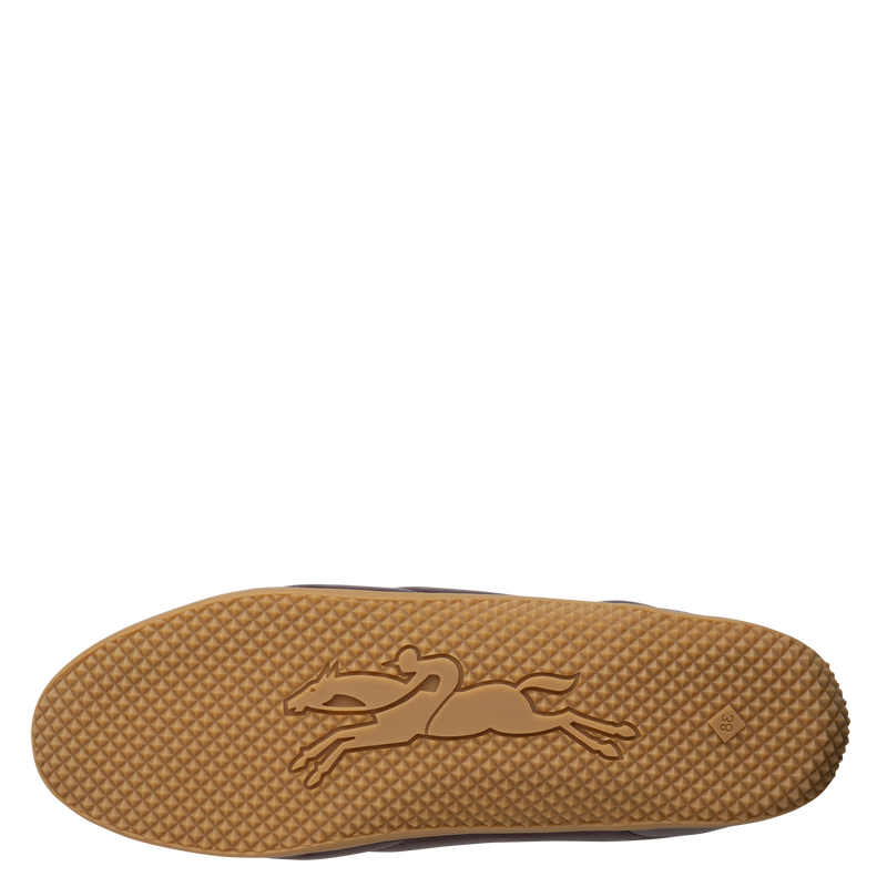 On-The-Go Sneakers , Burgundy - Leather  - View 6 of  7