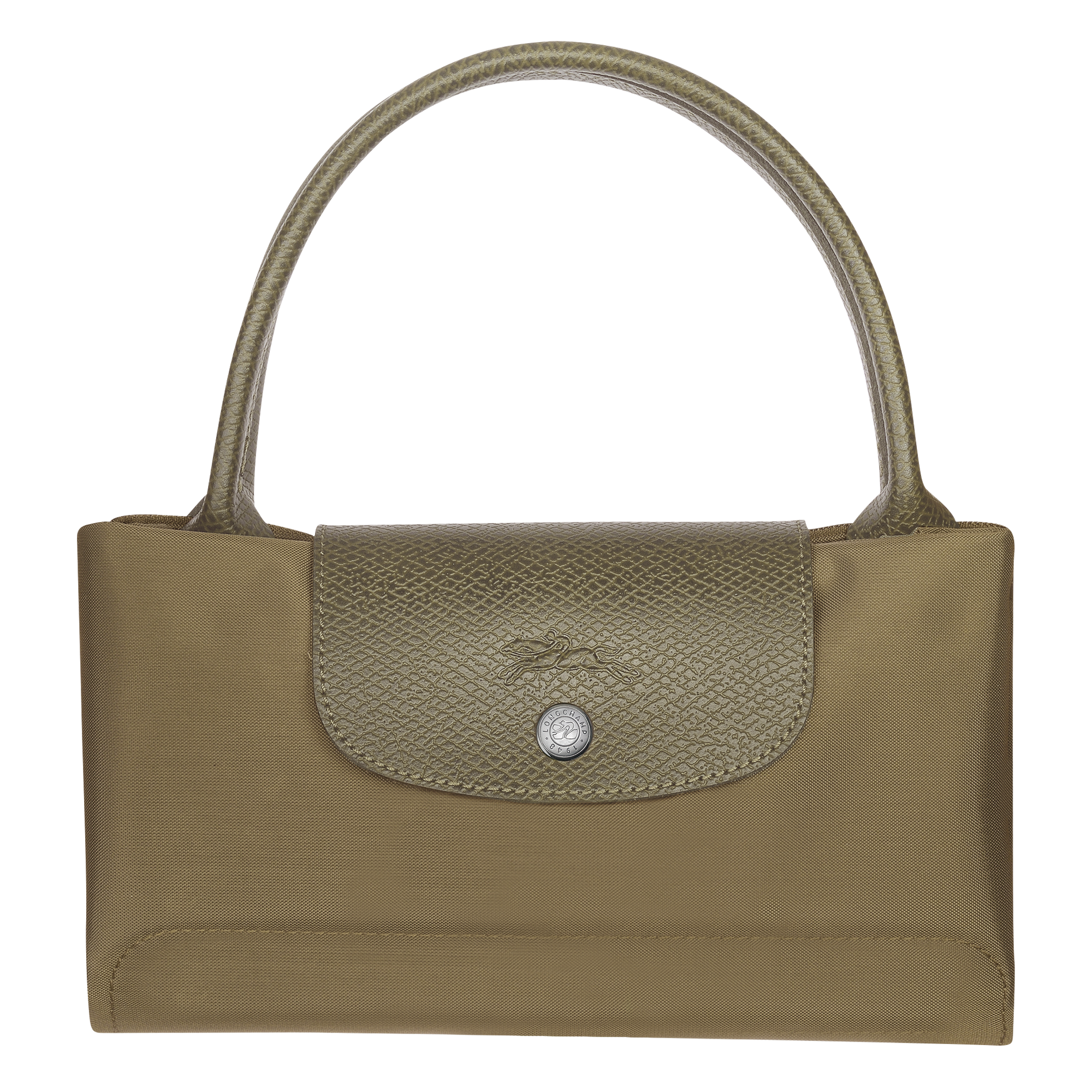 Le Pliage Green Handbag M, Artichoke
