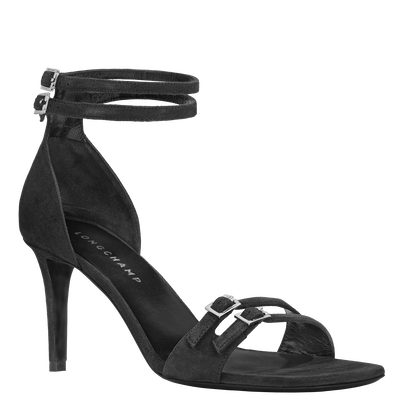 La Baronne Pumps , Black - Leather