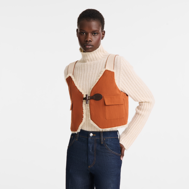 Cardigan , Marmalade - Faux fur-lined cotton  - View 4 of  4