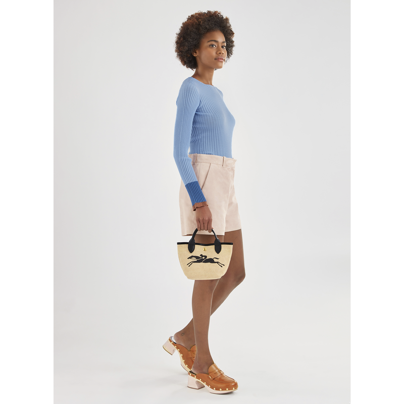 Longchamp straw bag sales