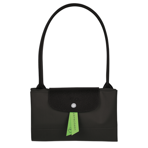 Le Pliage Green L Tote bag , Black - Recycled canvas - View 7 of  7