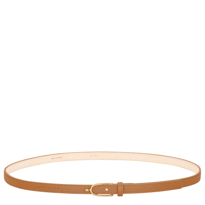 Le Foulonn&eacute; Ladies' belt , Pecan - Leather