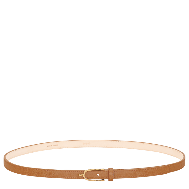Le Foulonn&eacute; Ladies' belt , Pecan - Leather  - View 1 of  2