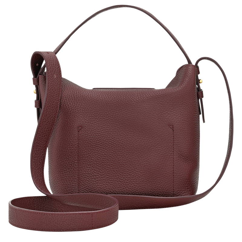 Le Cadence S Bucket bag , Burgundy - Leather  - View 3 of  5