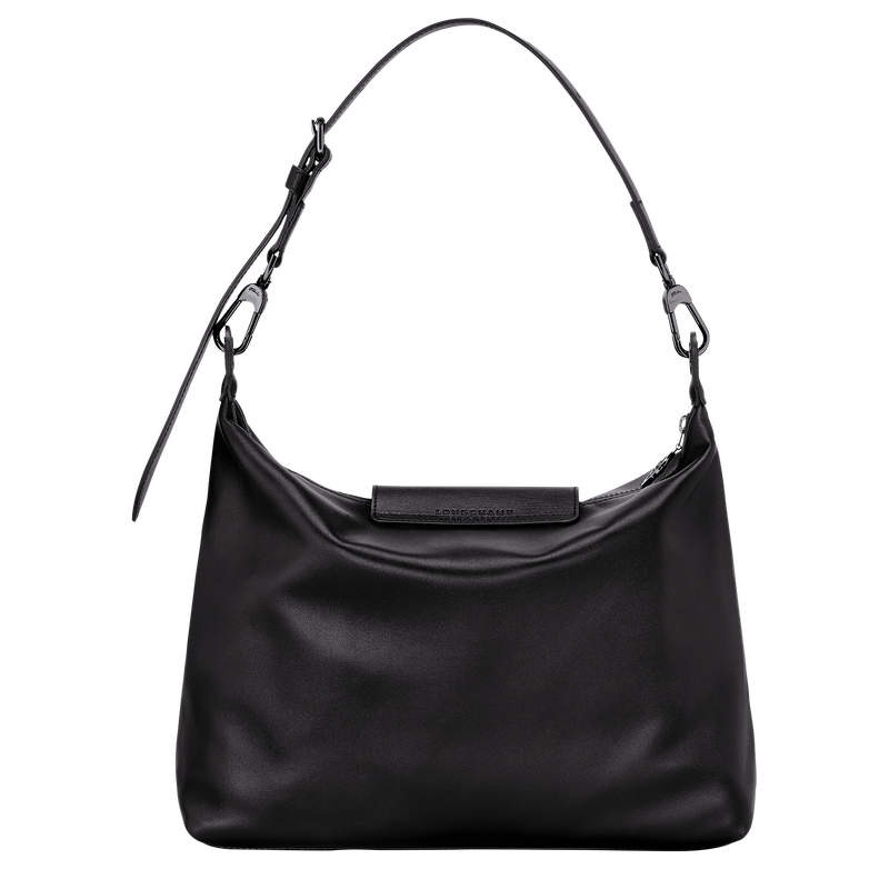 Le Pliage Xtra M Hobo bag , Black - Leather  - View 4 of  6