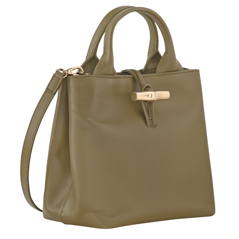 Le Roseau S Handbag , Olive - Leather  - View 3 of  7
