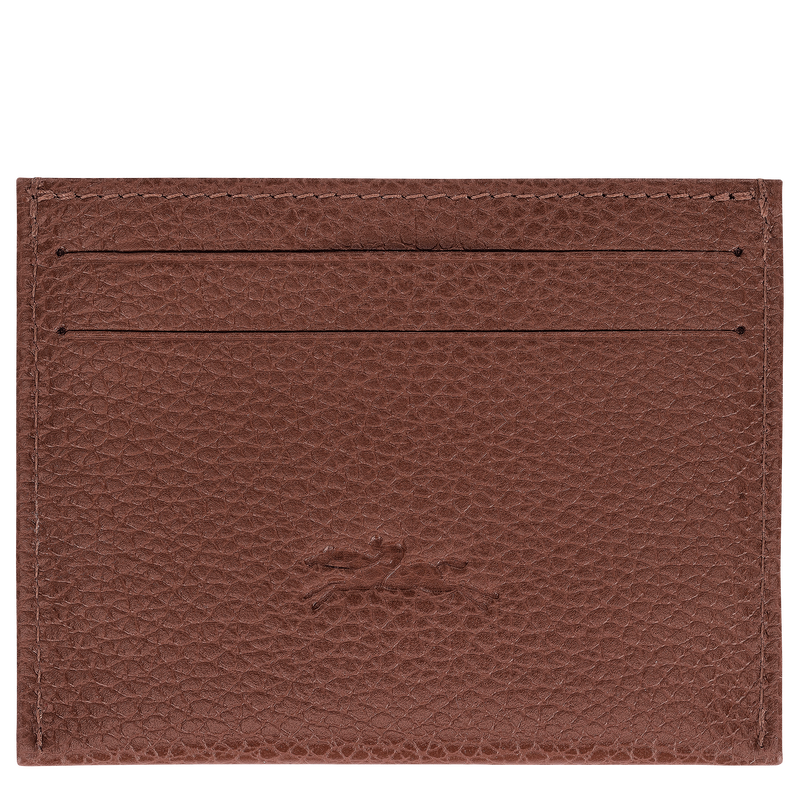 Le Foulonné Card holder , Coffee - Leather  - View 2 of  2