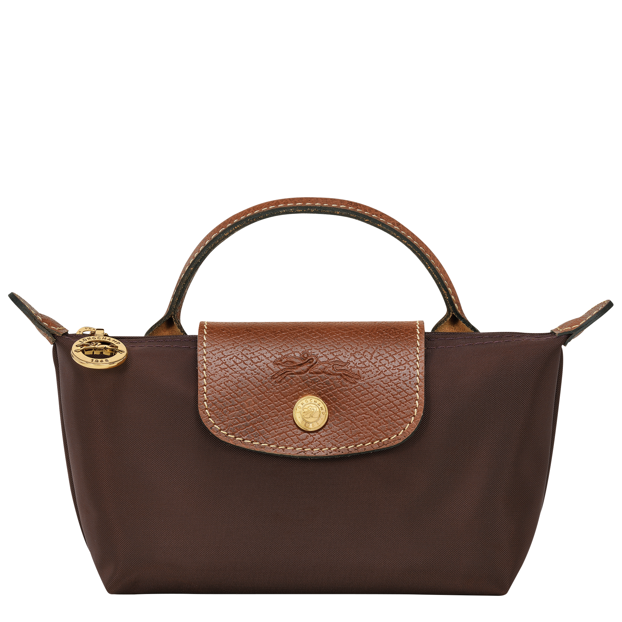 Pouch with handle, Ebony - View 1 of
6 - zoom in Le Pliage Original Pouch with handle, Ebony