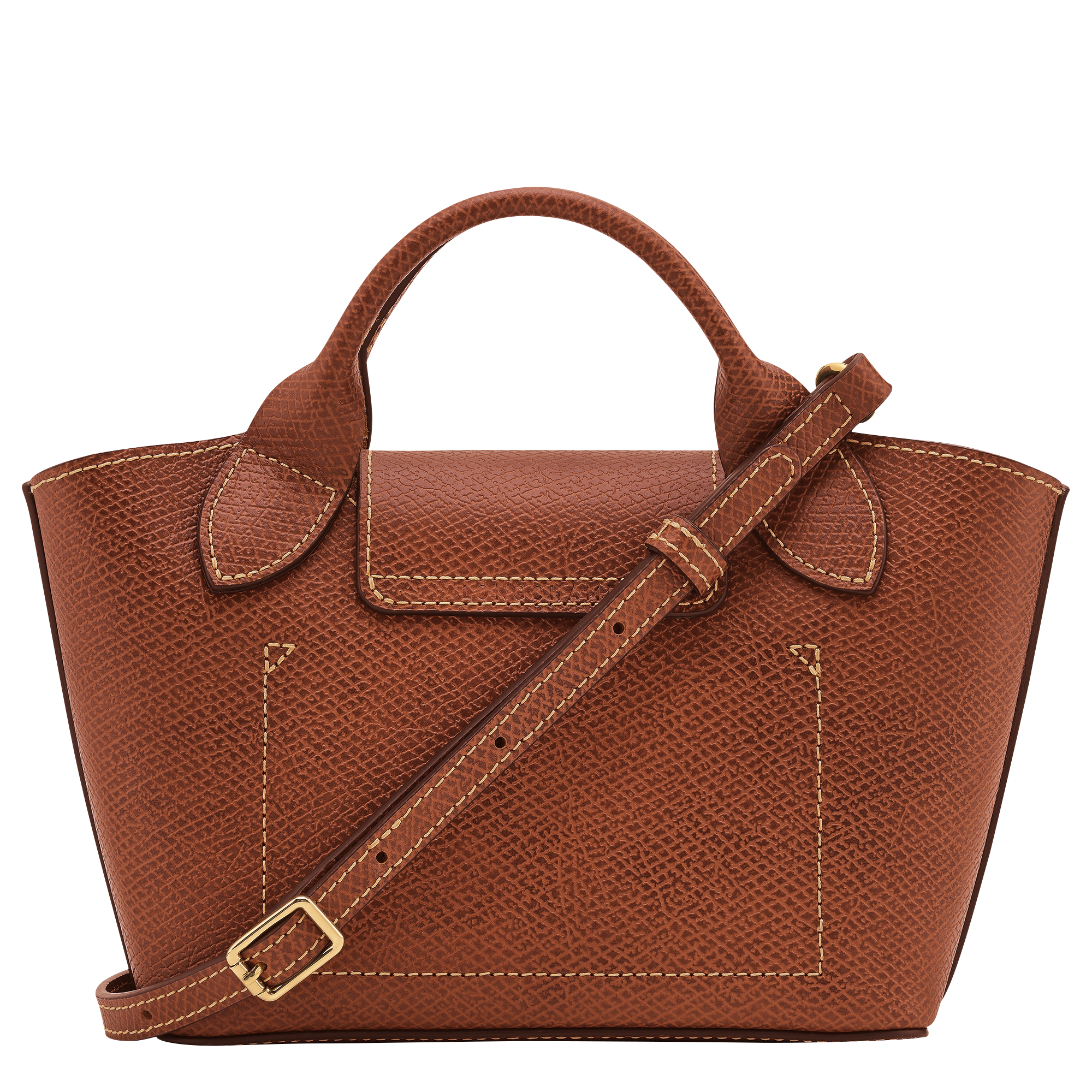 Tote bag XS, Brown - View 3 of
5 - zoom in Épure Tote bag XS, Brown