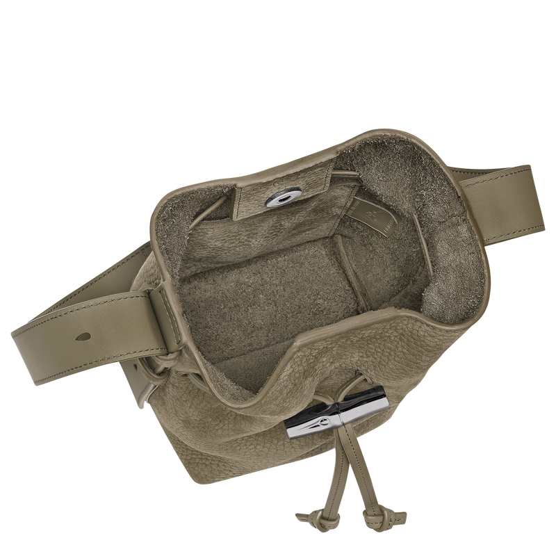Le Roseau S Bucket bag , Lichen - Leather  - View 4 of  5