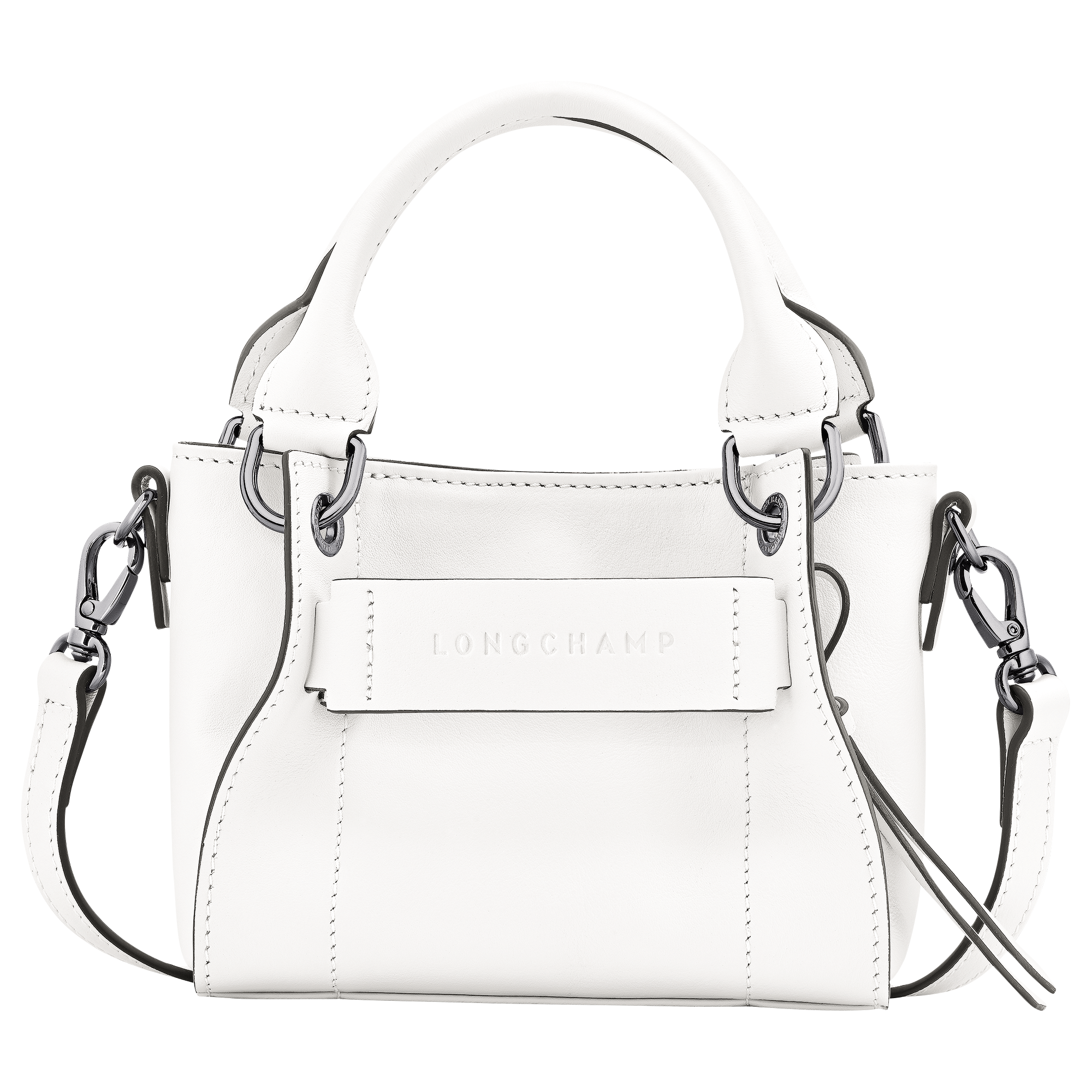 Handbag XS, White - View 1 of
5 - zoom in Longchamp 3D Handbag XS, White