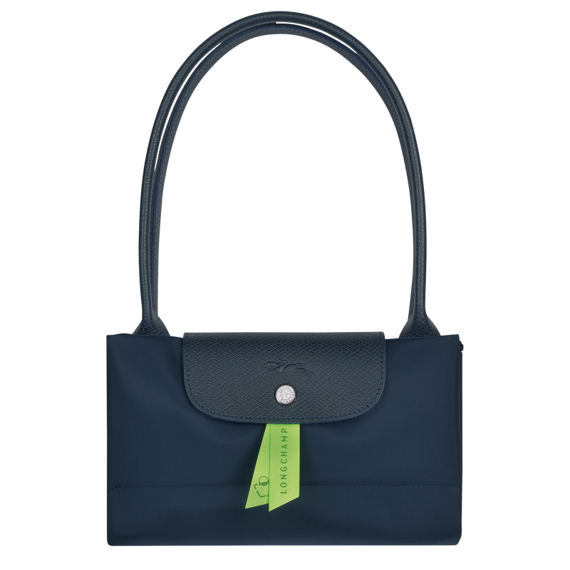 Le Pliage Green L Tote bag , Navy - Recycled canvas  - View 5 of  5