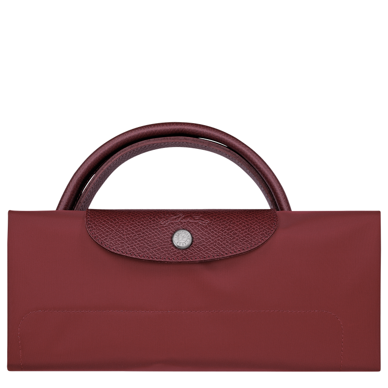 Le Pliage Green L Travel bag , Pomegranate - Recycled canvas  - View 7 of  7