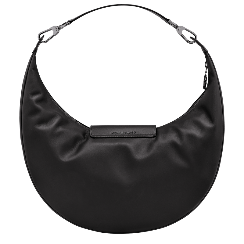 Le Pliage Xtra L Shoulder bag , Black - Leather  - View 4 of  6
