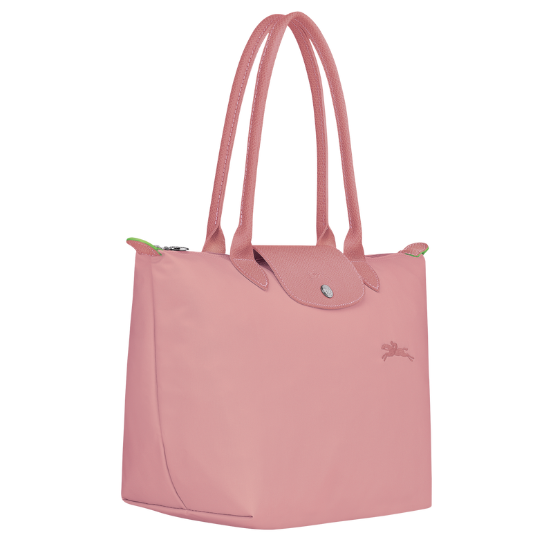 Le Pliage Green M Tote bag , Petal Pink - Recycled canvas  - View 2 of  5