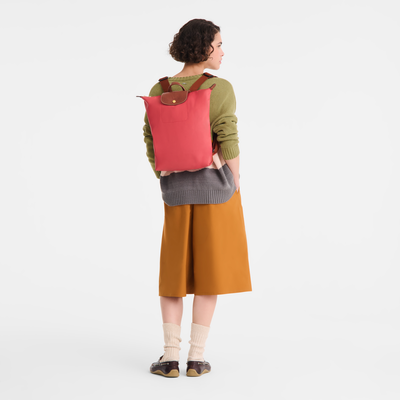 Le Pliage Original M Backpack , Strawberry - Recycled canvas