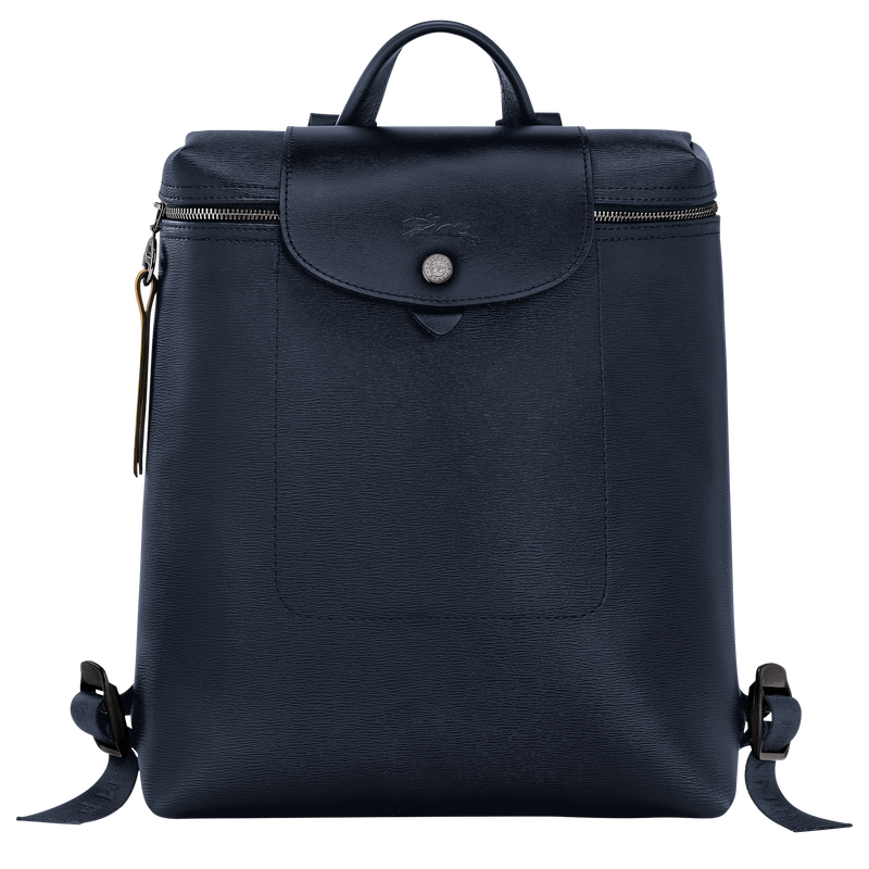 Le Pliage City M Backpack , Navy - Canvas  - View 1 of  4