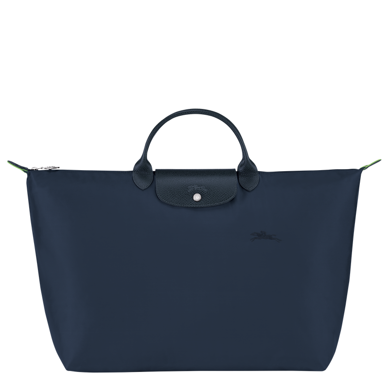 Le Pliage Green S Travel bag , Navy - Recycled canvas  - View 1 of  5