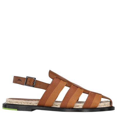 Sandals, Cognac