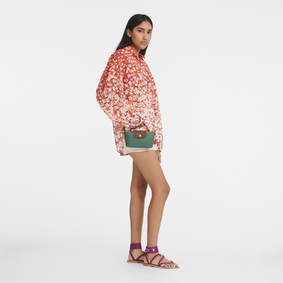 Le Pliage Original Pouch with handle, Sage