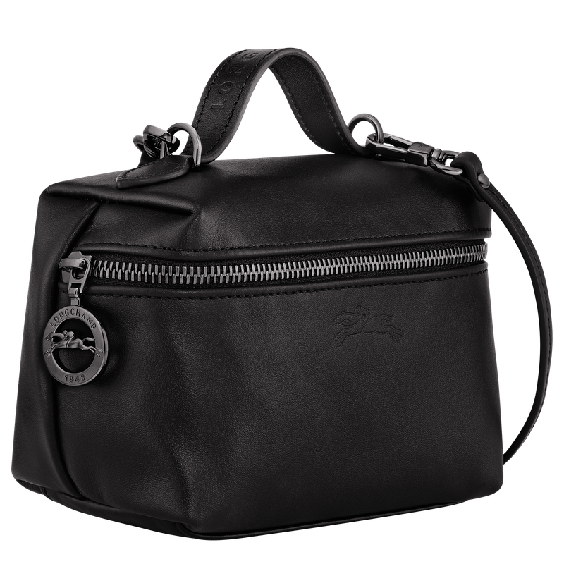 Le Pliage Xtra XS Vanity , Black - Leather  - View 3 of  5