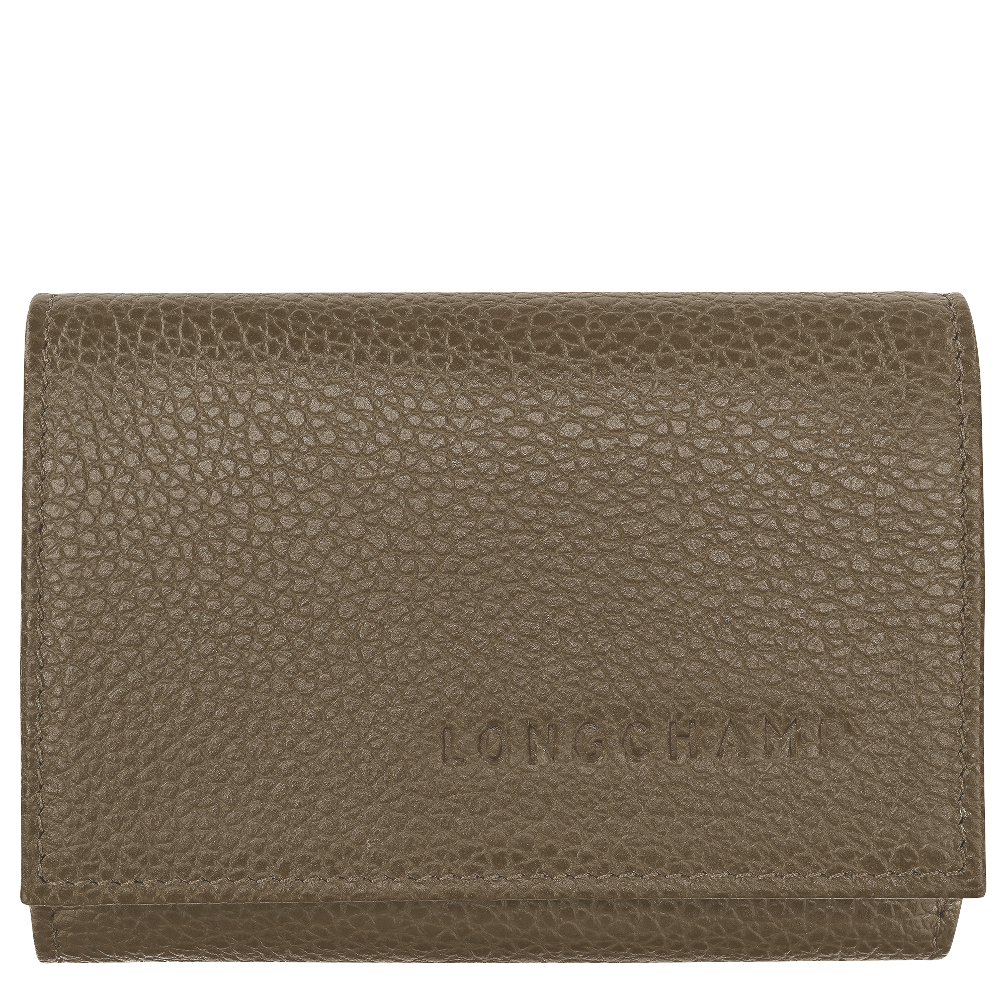 Le Foulonn&eacute; Compact wallet, Caper