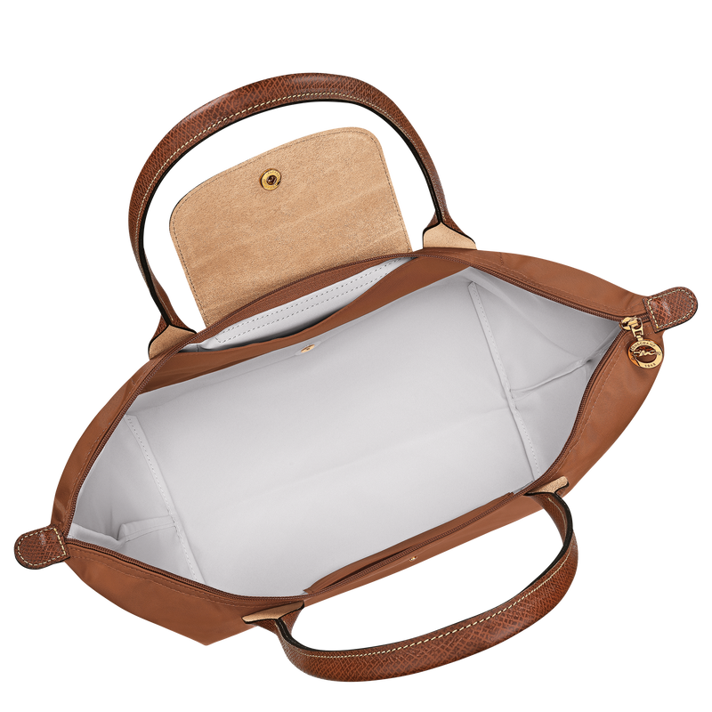 Le Pliage Original L Tote bag , Cognac - Recycled canvas  - View 4 of  6