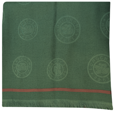 La Médaille Longchamp Shawl, British Green