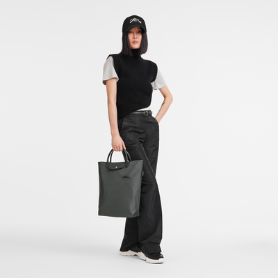 Le Pliage Green Tote bag M, Graphite