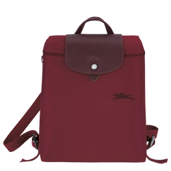 Le Pliage Green M Backpack , Red - Recycled canvas