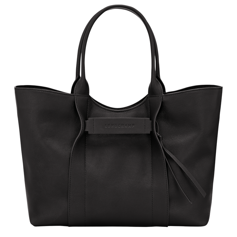 Longchamp 3D L Shoulder bag , Black - Leather  - View 1 of  5
