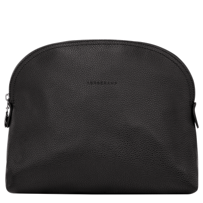 Le Foulonn&eacute; Toiletry case , Black - Leather