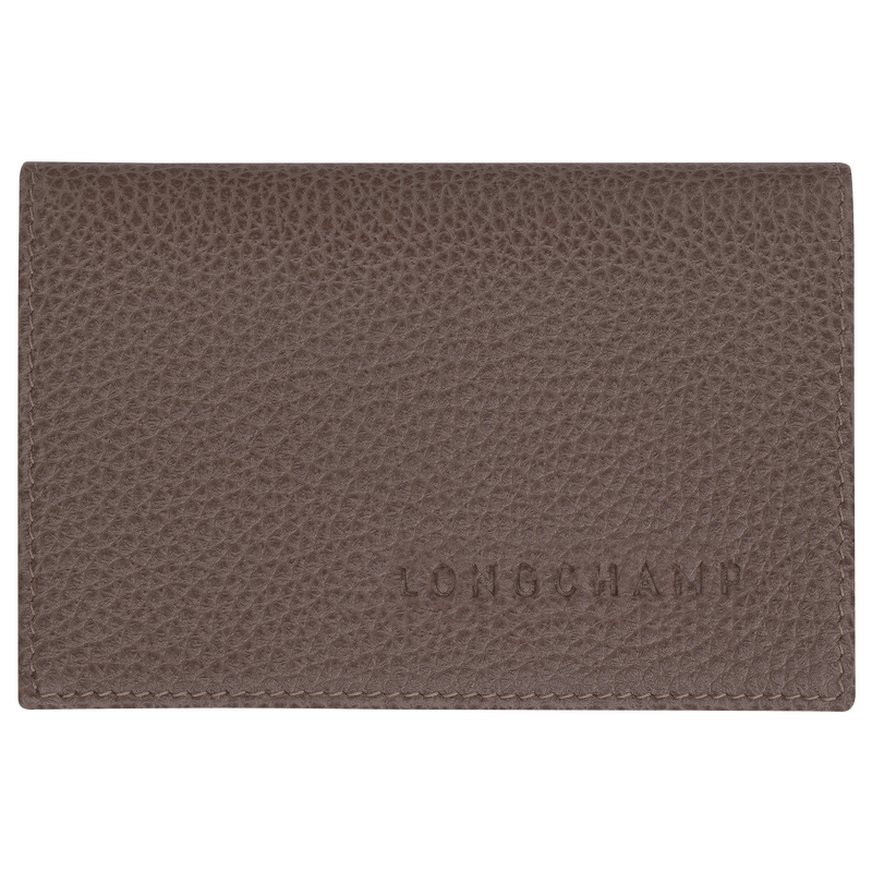 Le Foulonné Card holder , Taupe - Leather  - View 1 of  3