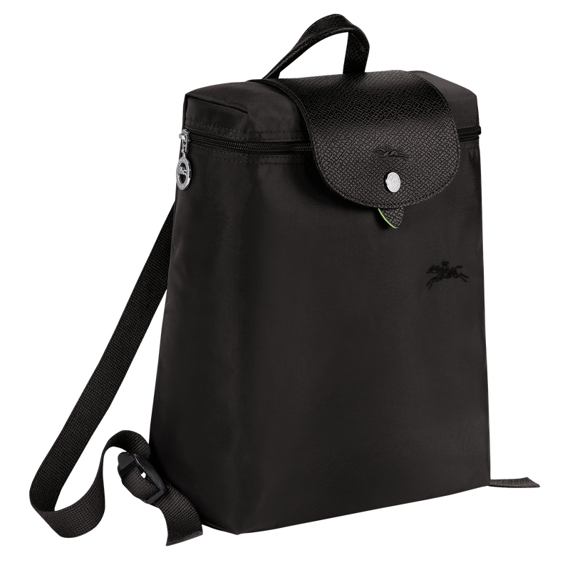Le Pliage Green M Backpack , Black - Recycled canvas  - View 3 of  6