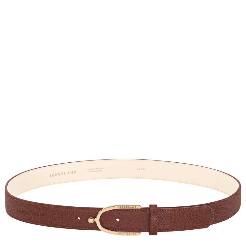 Ladies' belt , Coffee - Leather  - View 1 of  3