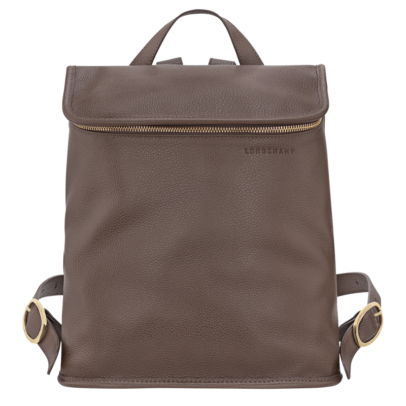 Le Foulonné M Backpack , Taupe - Leather  - View 1 of  2
