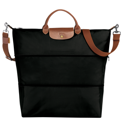 Le Pliage Original Extensible travel bag , Black - Recycled canvas